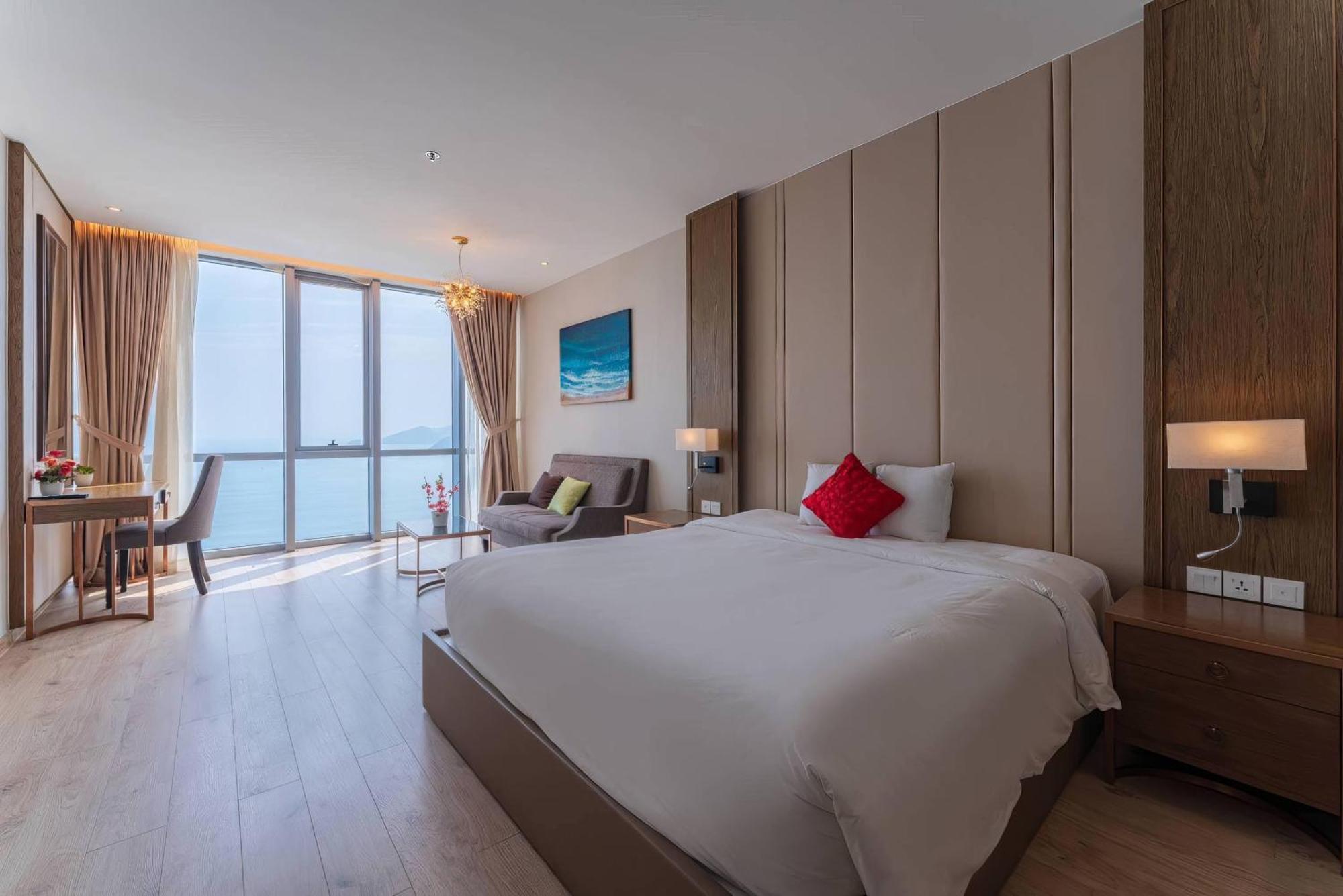 נה טראנג Jk.Boutique Oceanfront Panorama Residence מראה חיצוני תמונה