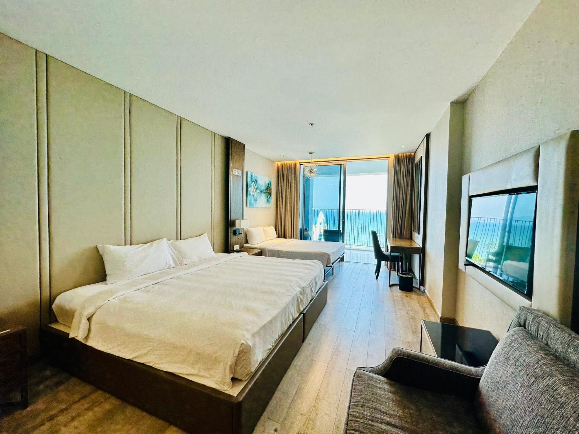 נה טראנג Jk.Boutique Oceanfront Panorama Residence מראה חיצוני תמונה