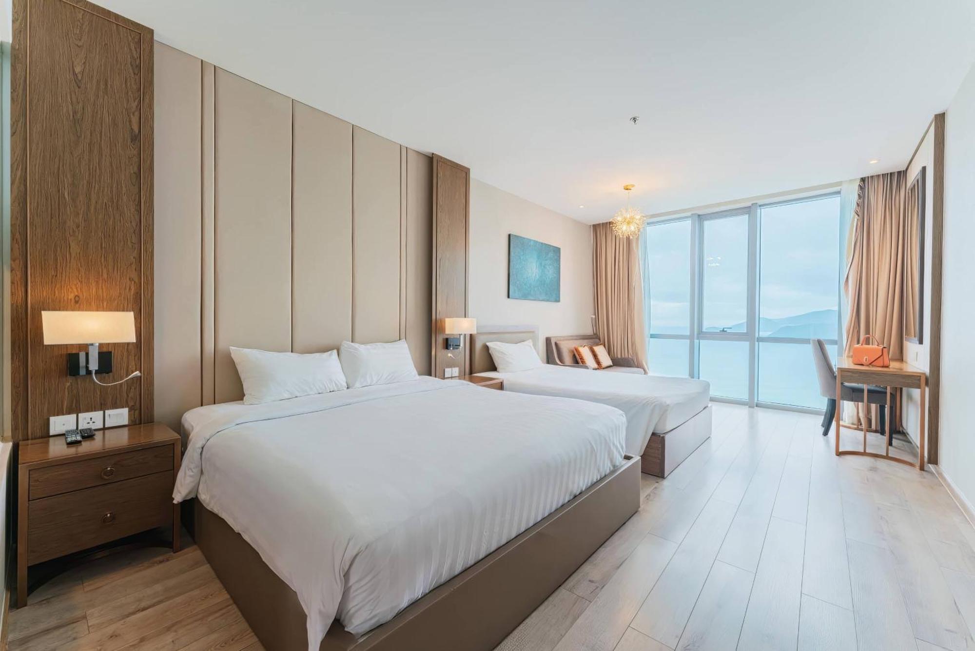 נה טראנג Jk.Boutique Oceanfront Panorama Residence מראה חיצוני תמונה